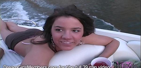  Cute College Girls Hang Out Topless On My Boat At Sunset
